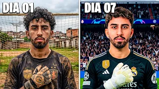 TENTEI TRANSFORMAR MEU AMIGO EM UM GOLEIRO PROFISSIONAL EM 7 DIAS!