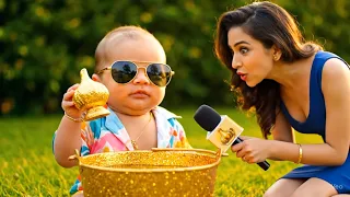ये बेबी जन्म अमीर घर में हुआ हैं | बेबी का funny व्हिडिओ तो देखो बहोत हसी आने वाली हैं. 