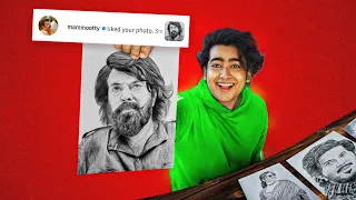 I Drew 10 Celebrities And THEY REPLIED !!