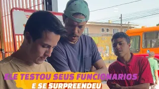 Empresário testa seus funcionários e recompensa quem merece ❤