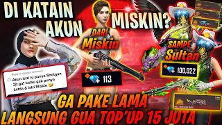 Akun Istri Gue Di Hina Bocil ! Tanpa Pikir Top Up 15Juta Borong Semuanya !! Auto Gue Kasih Paham !!!