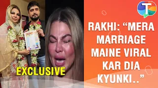 Rakhi Sawant BREAKS DOWN as Adil Khan Durrani denies about their wedding | Exclusive