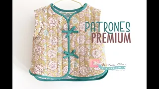 PATRONES PREMIUM: Chaleco acolchado (Tallas 2 a 8 años)