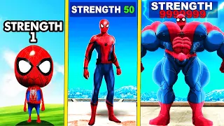 Upgrading SPIDERMAN Part 1 to the Strongest EVER in GTA 5