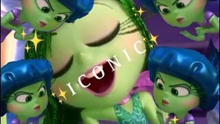 DISGUST being "𝓘𝓬𝓸𝓷𝓲𝓬" for 3 minutes straight ✨ | Inside Out 1~2