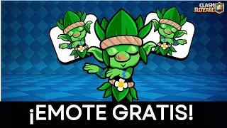 ¡EMOTE GRATIS! COMO TENER el EMOTE del DUENDE BAILARIN | TEMPORADA 62 CLASH ROYALE