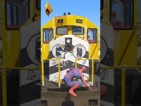 حاولت اوقف قطار لعبة قراند بأستعمال الأبطال الخارقين😅