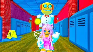 ROBOT ÖĞRETMENİN OKULUNDAN KAÇTIM! - Roblox Escape Mr. Robot ALBERT SCHOOL