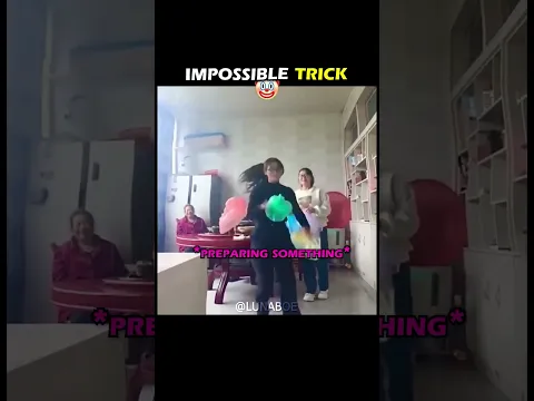 Girls Insane Baloon Trick… 🫣 #shorts #respect