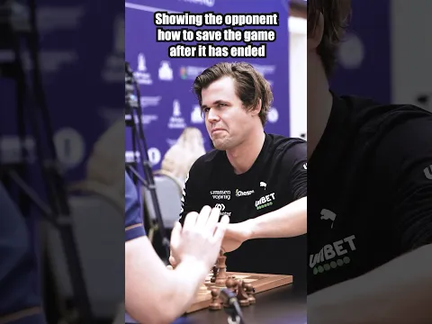 Magnus Carlsen Shows His Opponent What Was the Correct Move