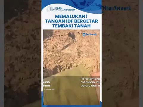 Bocor Video Tangan Tentara Israel Bergetar Ketakutan Tembaki Lubang Tanah, Dikira Terowongan Hamas