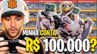 Minha Conta é a MAIS CARA do COD MOBILE em 2022? 😱 Meus Melhores Itens LENDÁRIAS e MÍTICAS
