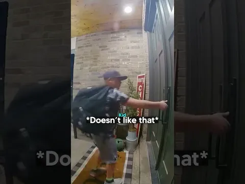 Kid Scares Off Suspicious Car