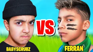 Kid Calls Out Ferran To 1V1 In Fortnite (BABYSCRUBZ VS FERRAN)