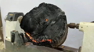 Woodturning  Turn A Burning Piece Of Wood Into A Work Of Art With A Wood Lathe