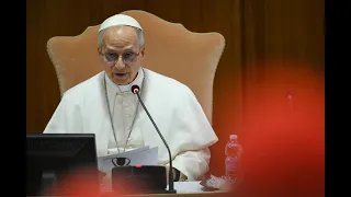 Papst Leo XIV. und die Kardinäle  - Treffen am 10. Mai 2025