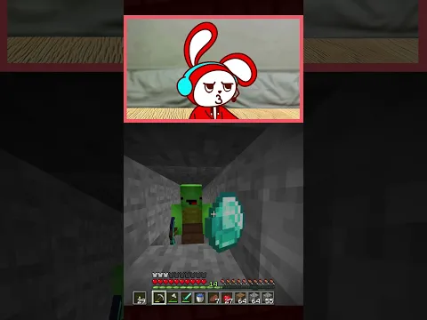 JJ and Mikey Greed vs Friendship - MAIZEN Minecraft Animation #minecraft #shorts