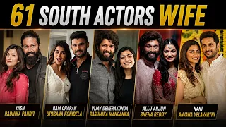 61 South Indian Actors Wife 2023 | Most Beautiful Wives Of South Superstars