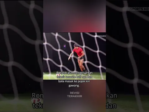 Saat ilmuwan mengetes tendangan knuckle ball Ronaldo
