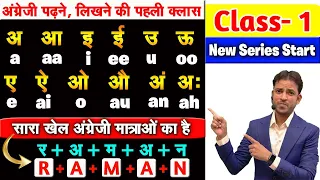 Class-1 क, ख, ग से अंग्रेजी का पहला सबक | Hindi वाली English सीखो | English Speaking Course Class- 1