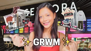 ✨ GRWM ✨ + Sephora & Aelfric Eden Haul 💄👖 | Zarathebanana