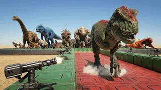 Who can survive these Turrets? Epic ARK Experiment