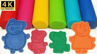 🐷Create Peppa Pig Family with Play Doh Molds | Best Learn Colors | Preschool Toddler Learning Video