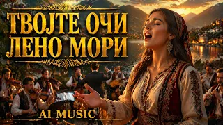 ТВОЈТЕ ОЧИ ЛЕНО МОРИ / Tvojte Oči Leno Mori | Epic Cinematic Macedonian Folk (AI Music)