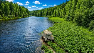 Нашёл ВТОРУЮ "АЗС" В Тайге! 20 ТОНН МАСЛА. Добыл РЫБЫ. Дедов ДЫМОКУР И СЛЕДЫ МЕДВЕДЯ.