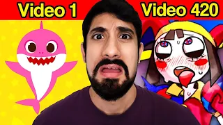 Vi 1000 Videos en YOUTUBE KIDS para PROBAR si es TURBIO o NO 😳