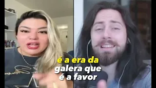 Gustavo Lázaro reage Samantha Cavalca no boicote