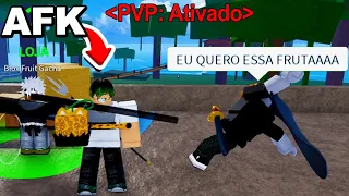 FINGI ESTAR AFK GIRANDO FRUTAS MÍTICAS E...