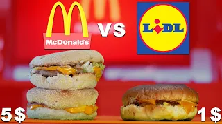 Naručio sam LIDL vs MCDONALDS DORUČAK