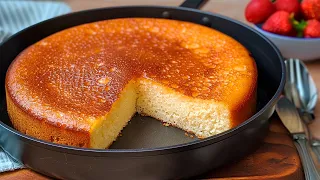 ¡Haz un Bizcocho esponjoso en sartén Fácil y Rápido!