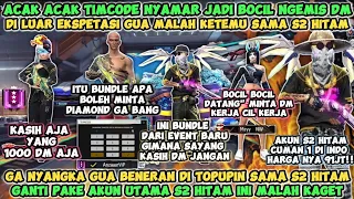 PRANK ACAK ACAK TIMCODE JADI BOCIL NGEMIS DM GA NYANGKA GUA KETEMU SULTAN S2 HITAM FULL SERVER LUAR😱