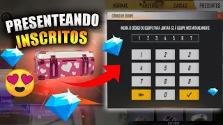 🔴DOANDO CODIGUINHO E DIAMANTE PELO CODIGO DE EQUIPE 🔥💎AGORA🔴