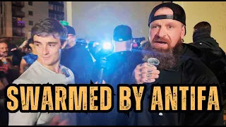SWARMED BY ANTIFA- SHOCKING RIOT IN PORTLAND