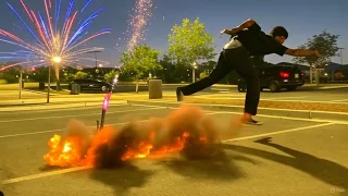 Blowing Stuff Up With Fireworks!