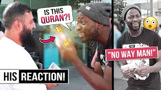 😃 "IS THIS THE QURAN!?" ♥️ AMAZING REACTION #otmfdawah