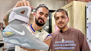 NODAL ROMPE RÉCORD COMPRANDO SNEAKERS! Compró los Nike Mag de Volver al futuro!