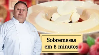 SOBREMESAS PARA FAZER EM 5 MINUTOS! | ERICK JACQUIN