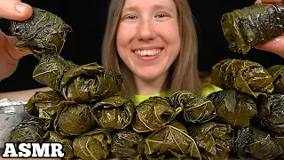 ASMR Grape Leaves MUKBANG (No Talking) Cooking & Eating Sounds
