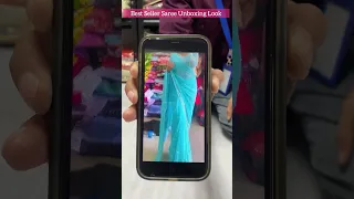 Best Selling Sky Blue💙 Saree Review By @swara.designer  | Saree Unboxing #saree