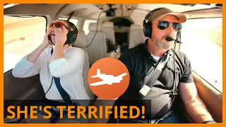 Husband UNCONSCIOUS and WIFE MUST FLY the Airplane? - Pinch Hitter Course for SOCAL FLYING MONKEY