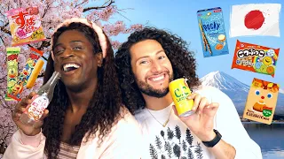 TRYING JAPANESE SNACKS w/ Miles Jai