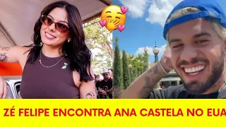 Zé Felipe revelou que encontro com Ana Castela em Orlando é a trabalho e são apenas amigos. 