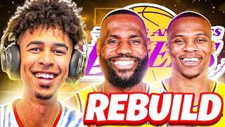 REBUILDING THE LA LAKERS! Should I Trade Westbrook?!