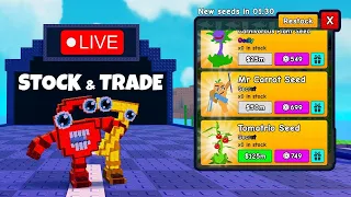 PLANTS VS BRAINROTS STOCK AND TRADE 24/7 🔴