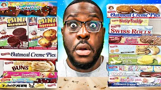 I ate EVERY Little Debbie Cake