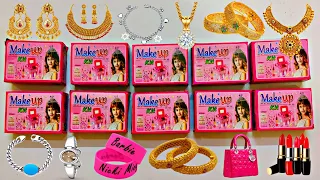 😍Makeup Box Kit Mein Nikle😲 Nailpolish, Lipstick, Gold Chain, Gold Ring, 😱 Fair & Lovely Cream 🤩😎😇